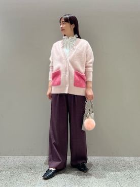 「アイテム（キーホルダー）」を使った、tanaさん（レディース・162cm）の秋コーディネート