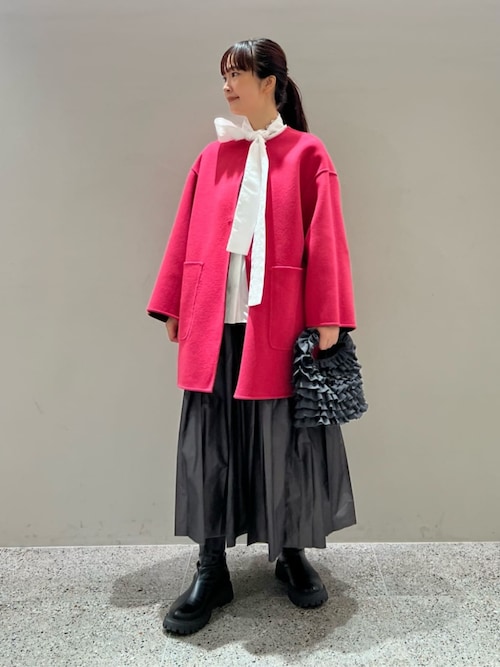 セール】シャンブレー タフタ プリーツ スカート（スカート）｜UNITED