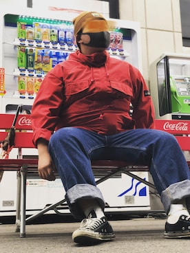 「寒い」｜「アイテム（その他アウター）」を使った、あん藤さん（メンズ・174cm）の秋コーディネート