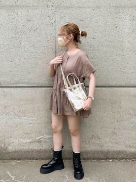 harunaさん（レディース・153cm）の夏コーディネート