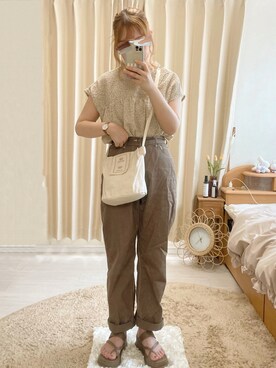 harunaさん（レディース・153cm）の夏コーディネート