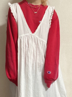 「STYLENANDA（スタイルナンダ）のアイテム（ワンピース/ドレス）」を使った、ㅎㄹさん（レディース・155cm）の秋コーディネート