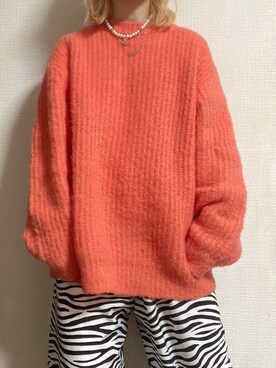 「原宿」｜「アイテム（アクセサリー）」を使った、ㅎㄹさん（レディース・155cm）の冬コーディネート