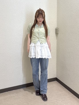 「FREE'S MART（フリーズマート）のアイテム」を使った、ゆいはさん（レディース・158cm）の春コーディネート