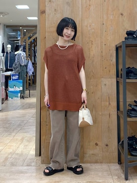 「アイテム（パンツ）」を使った、515yoshiさん（レディース・149cm・30代）の夏コーディネート