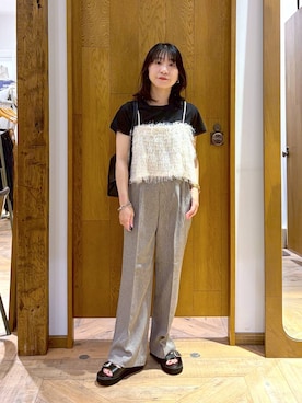 「GLOBAL WORK（グローバルワーク）のアイテム」を使った、515yoshiさん（レディース・149cm）の夏コーディネート