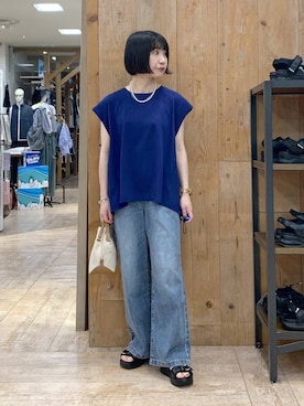 「アイテム（パンツ）」を使った、515yoshiさん（レディース・149cm・30代）の夏コーディネート