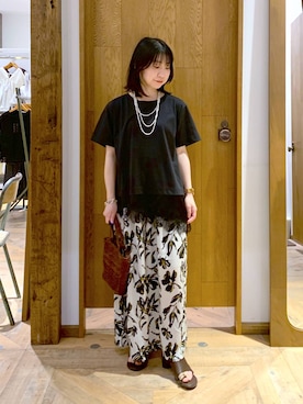 「GLOBAL WORK（グローバルワーク）のアイテム」を使った、515yoshiさん（レディース・149cm）の夏コーディネート
