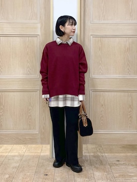 「チェック」｜515yoshiさん（レディース・149cm・30代）の秋コーディネート