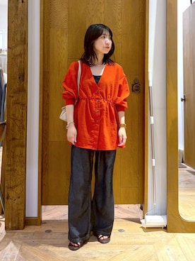 「GLOBAL WORK（グローバルワーク）のアイテム（パンツ）」を使った、515yoshiさん（レディース・149cm）の夏コーディネート