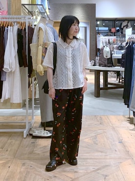 「GLOBAL WORK（グローバルワーク）のアイテム」を使った、515yoshiさん（レディース・149cm）の夏コーディネート