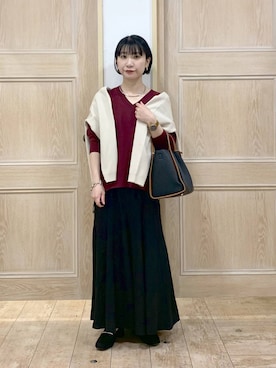 「アイテム（スウェット）」を使った、515yoshiさん（レディース・149cm）の秋コーディネート