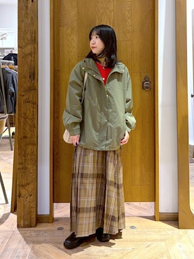 「GLOBAL WORK（グローバルワーク）のアイテム（ジャケット/アウター）」を使った、515yoshiさん（レディース・149cm）の秋コーディネート