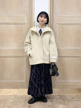 「アイテム（ハンドバッグ）」を使った、515yoshiさん（レディース・149cm）の秋コーディネート