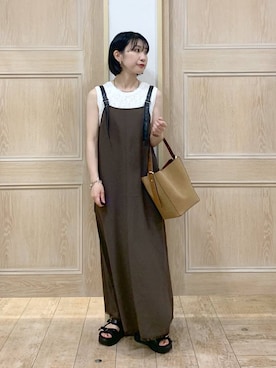 「アイテム（ワンピース/ドレス）」を使った、515yoshiさん（レディース・149cm・30代）の夏コーディネート
