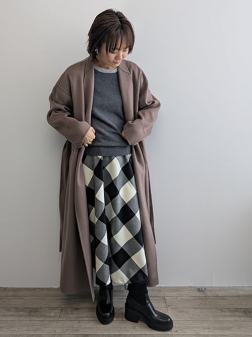 R-ISM ニット セーター 「カシミヤ100%」カラーブロックニット