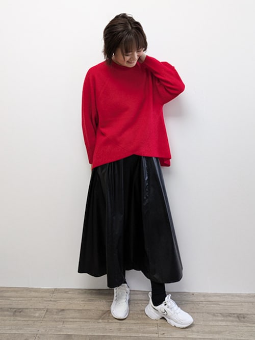 R-ISM ニット セーター 「カシミヤ30％」編地変化ニットプルオーバー