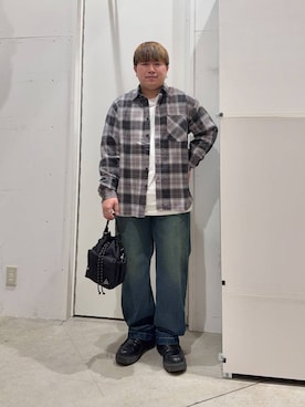 「GERRY（ジェリー）のアイテム」を使った、あおいさん（メンズ・164cm）の冬コーディネート