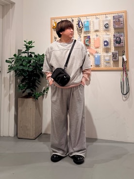 「BAYFLOW（ベイフロー）のアイテム（アクセサリー）」を使った、あおいさん（メンズ・164cm）の春コーディネート