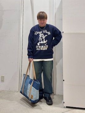 「RED KAP（レッドキャップ）のアイテム」を使った、あおいさん（メンズ・164cm）の冬コーディネート