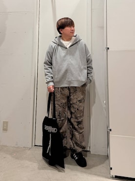 「BAYFLOW（ベイフロー）のアイテム」を使った、あおいさん（メンズ・164cm）の春コーディネート