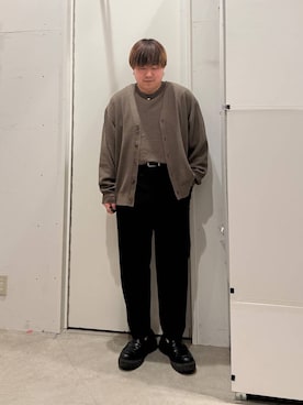 「BAYFLOW（ベイフロー）のアイテム」を使った、あおいさん（メンズ・164cm）の春コーディネート