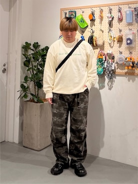 「BAYFLOW（ベイフロー）のアイテム」を使った、あおいさん（メンズ・164cm）の秋コーディネート