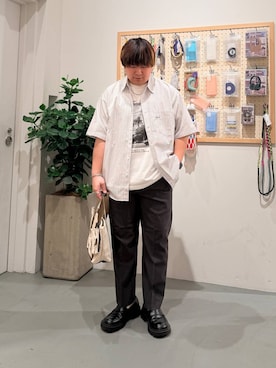 「PENDLETON（ペンドルトン）のアイテム」を使った、あおいさん（メンズ・164cm）の春コーディネート