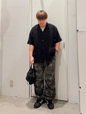 「GERRY（ジェリー）のアイテム」を使った、あおいさん（メンズ・164cm）の夏コーディネート