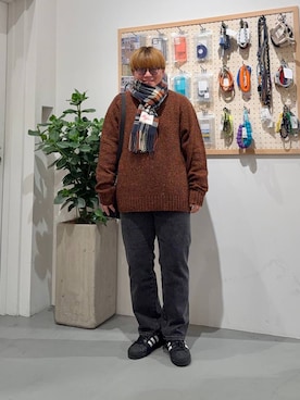 「アイテム（その他小物）」を使った、あおいさん（メンズ・164cm・20代）の秋コーディネート