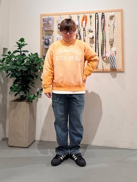 「BAYFLOW（ベイフロー）のアイテム」を使った、あおいさん（メンズ・164cm）の春コーディネート