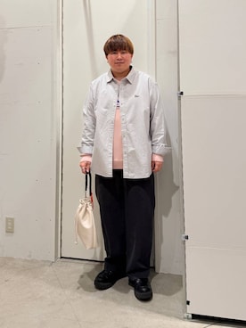 「BAYFLOW（ベイフロー）のアイテム」を使った、あおいさん（メンズ・164cm）の春コーディネート