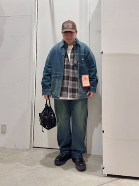 「GERRY（ジェリー）のアイテム」を使った、あおいさん（メンズ・164cm）の冬コーディネート