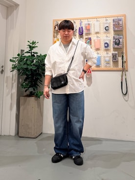 「BAYFLOW（ベイフロー）のアイテム（トップス）」を使った、あおいさん（メンズ・164cm）の春コーディネート