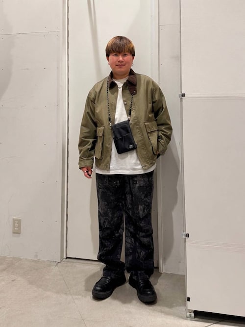 リーフカモ柄パラシュートパンツ（その他パンツ）｜BAYFLOW