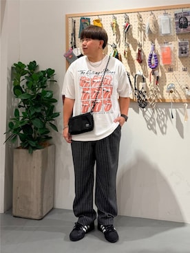 「BAYFLOW（ベイフロー）のアイテム」を使った、あおいさん（メンズ・164cm）の夏コーディネート