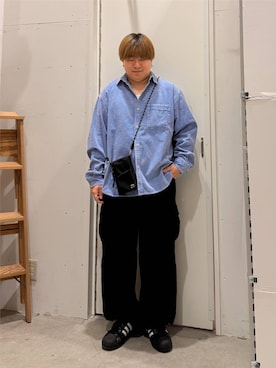 「BAYFLOW（ベイフロー）のアイテム」を使った、あおいさん（メンズ・164cm）の秋コーディネート