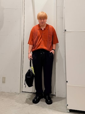 「BAYFLOW（ベイフロー）のアイテム」を使った、あおいさん（メンズ・164cm）の夏コーディネート
