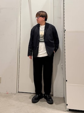 「BAYFLOW（ベイフロー）のアイテム」を使った、あおいさん（メンズ・164cm）の春コーディネート