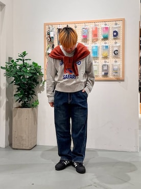 「アイテム（その他シューズ）」を使った、あおいさん（メンズ・164cm）の秋コーディネート