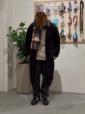 「アイテム（その他シューズ）」を使った、あおいさん（メンズ・164cm・20代）の冬コーディネート