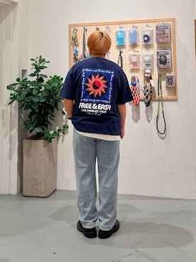 「BAYFLOW（ベイフロー）のアイテム」を使った、あおいさん（メンズ・164cm）の夏コーディネート