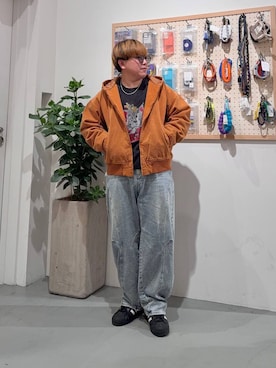 「アイテム（財布/小物）」を使った、あおいさん（メンズ・164cm）の秋コーディネート