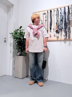 「アイテム（チャーム）」を使った、あおいさん（メンズ・164cm）の夏コーディネート