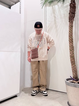 「アイテム（パンツ）」を使った、あおいさん（メンズ・164cm・20代）の秋コーディネート