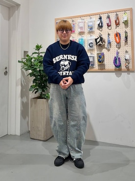 「アイテム（その他小物）」を使った、あおいさん（メンズ・164cm）の秋コーディネート