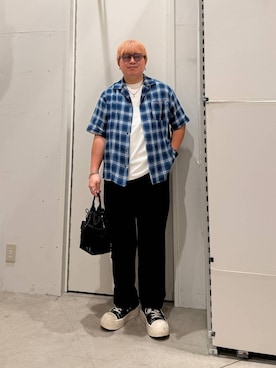 「GERRY（ジェリー）のアイテム」を使った、あおいさん（メンズ・164cm）の春コーディネート
