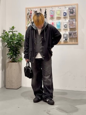 「アイテム（ハンドバッグ）」を使った、あおいさん（メンズ・164cm・20代）の秋コーディネート