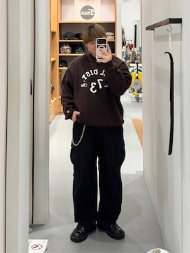 「BAYFLOW（ベイフロー）のアイテム」を使った、あおいさん（メンズ・164cm）の秋コーディネート
