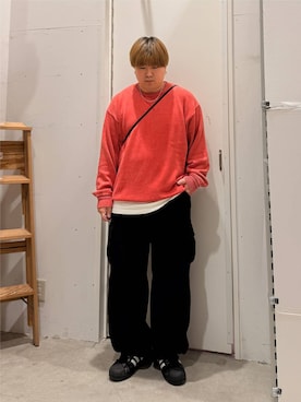 「BAYFLOW（ベイフロー）のアイテム」を使った、あおいさん（メンズ・164cm）の秋コーディネート